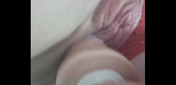  Big pussy, fuck my, dildo in The ass... i Love!